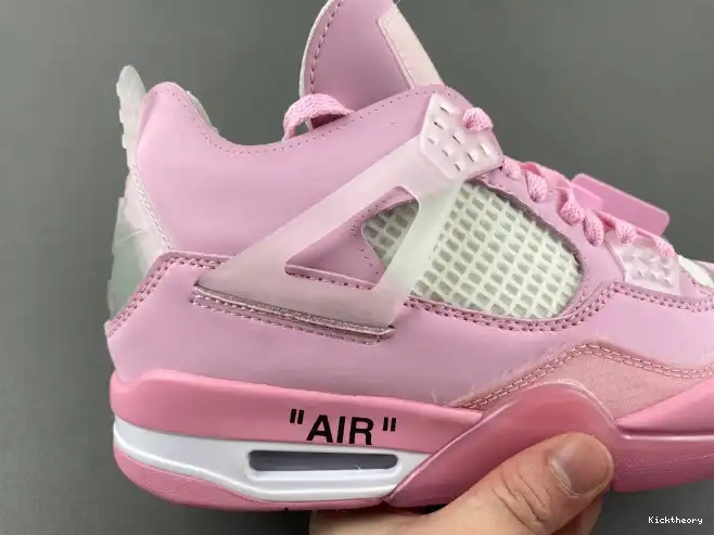 Kick Theory PINK X OFF-WHITE 4 JORDAN 0509